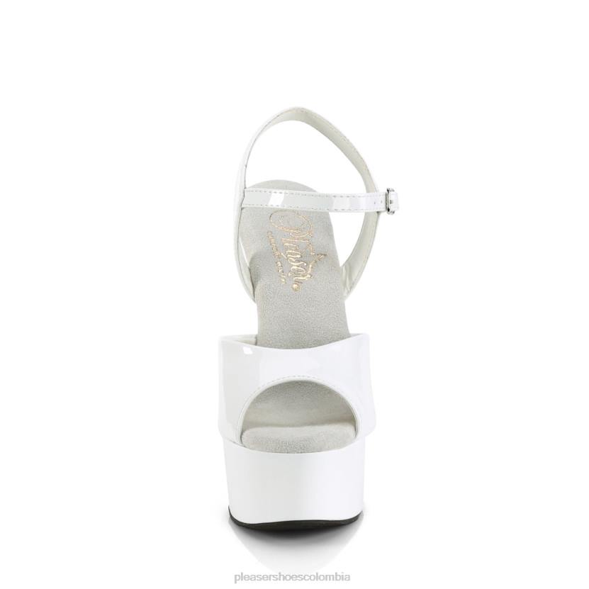 blanco 840P414 brillo-609 Pleaser Shoes