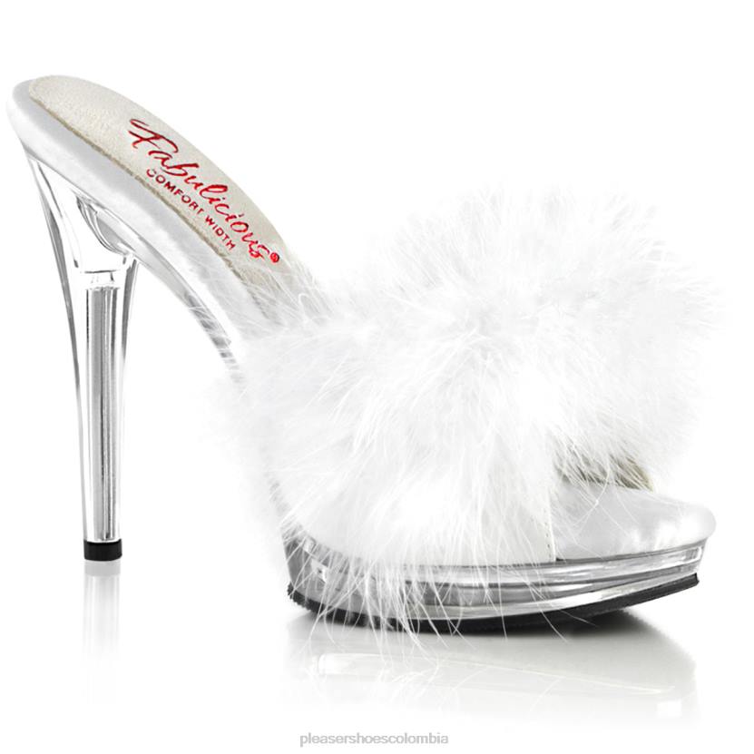 blanco/claro 840P420 gloria-501f-8 Pleaser Shoes