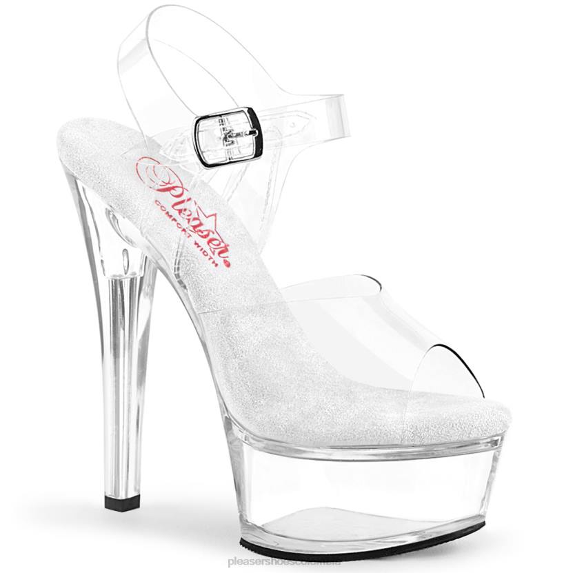 claro 840P409 brillo-608 Pleaser Shoes