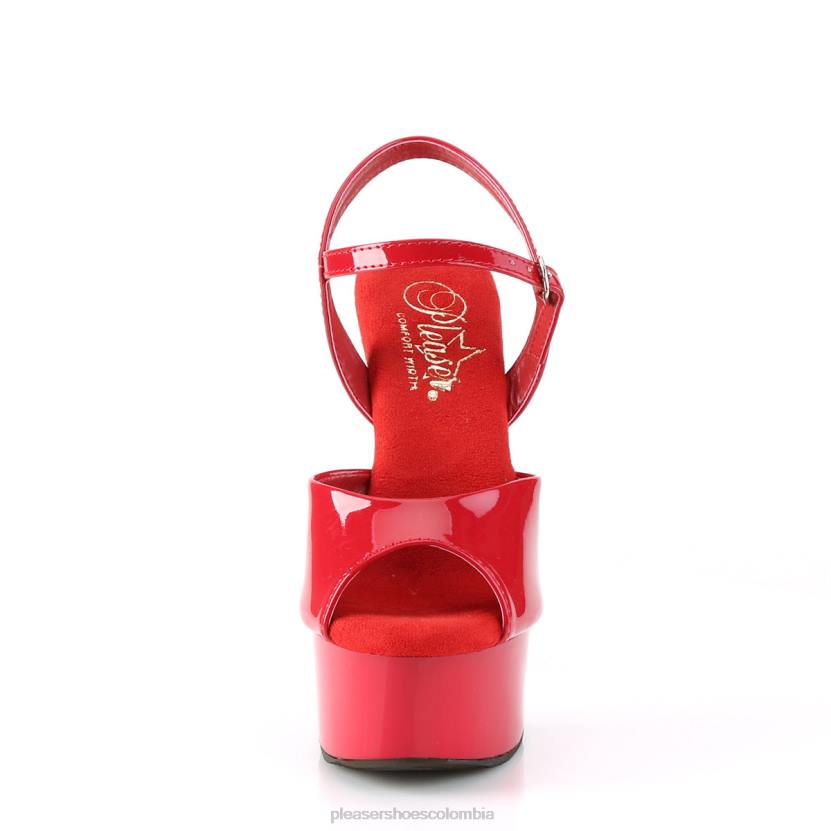 rojo 840P413 brillo-609 Pleaser Shoes