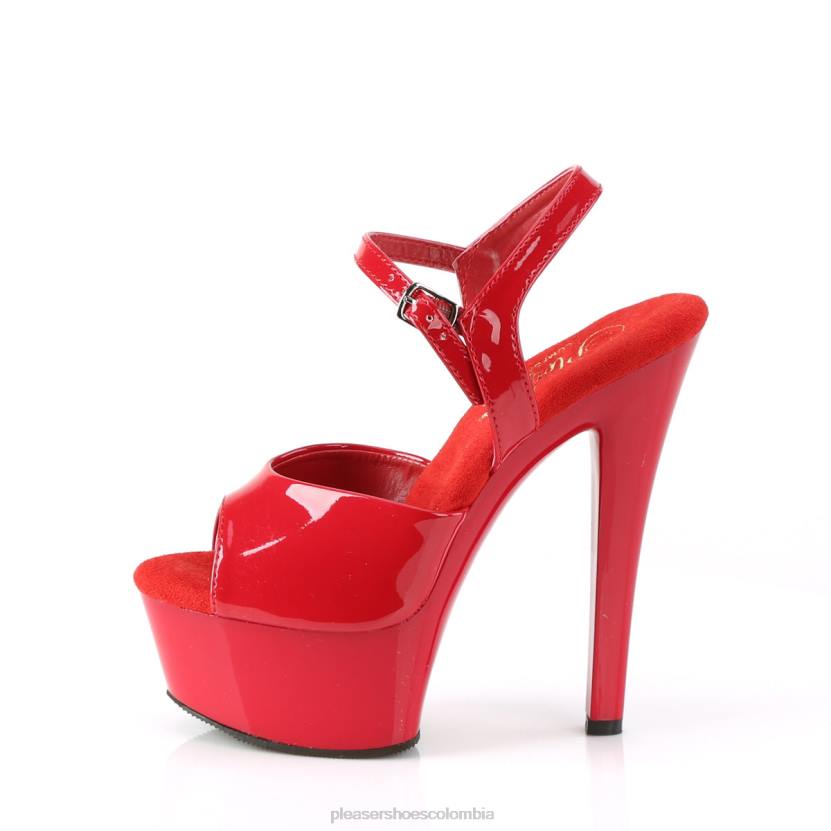 rojo 840P413 brillo-609 Pleaser Shoes