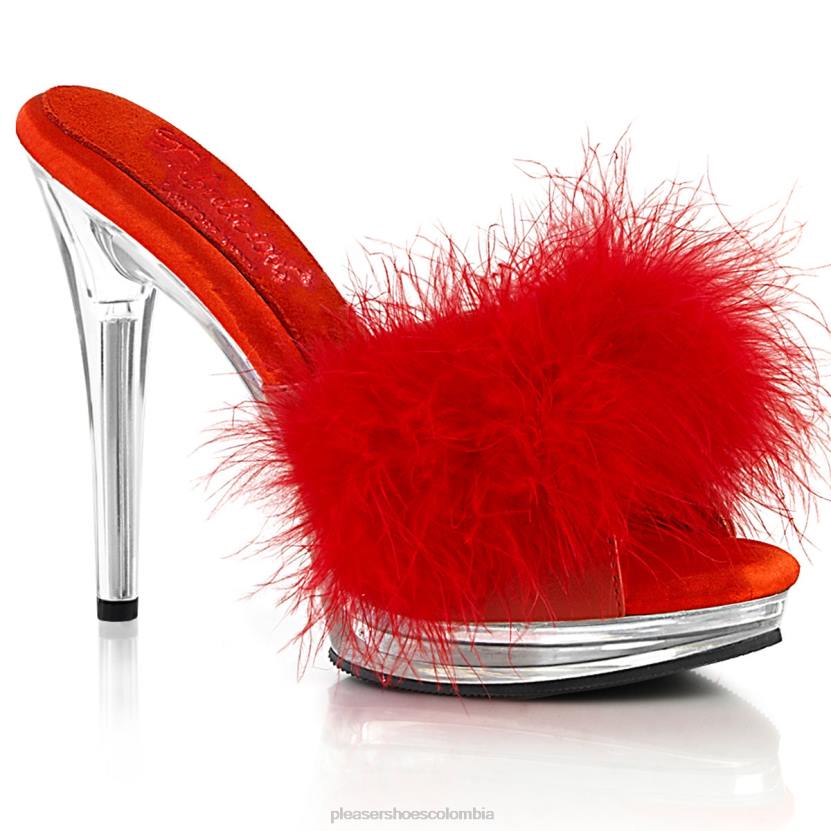 rojo/claro 840P419 gloria-501f-8 Pleaser Shoes
