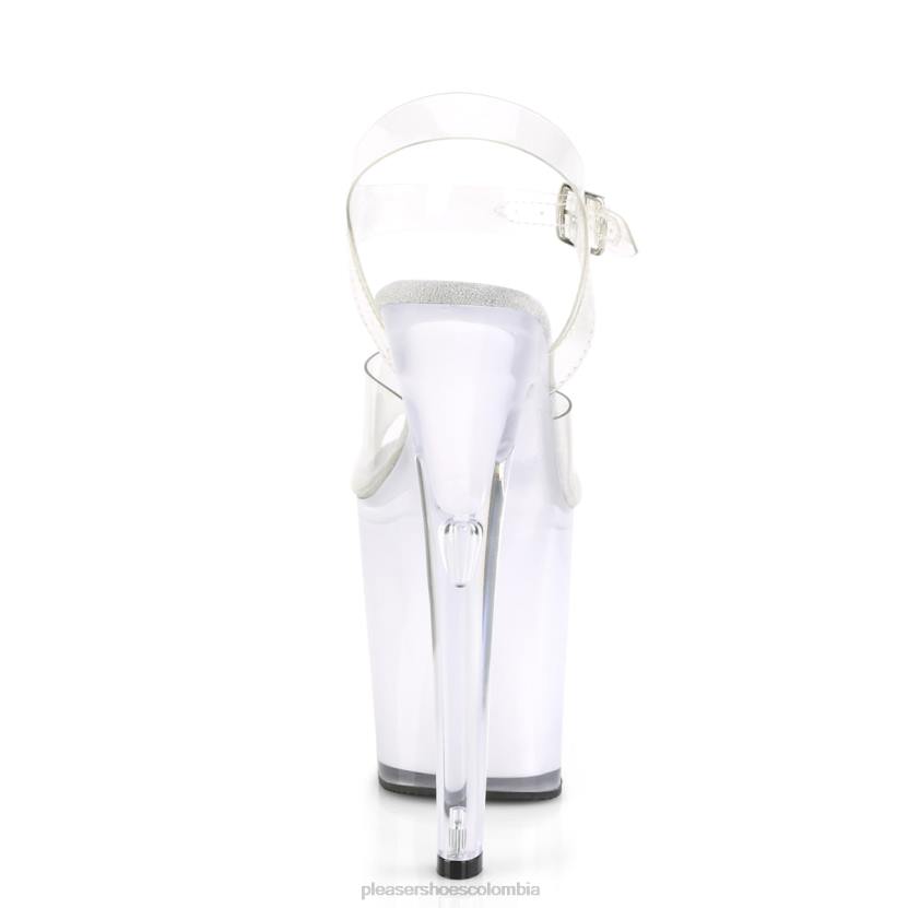 blanco claro 840P177 discolita-808 Pleaser Shoes