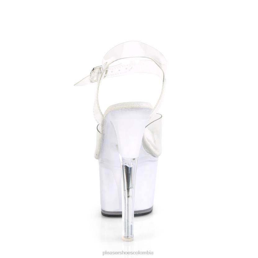 blanco claro 840P211 ecolita-708 Pleaser Shoes