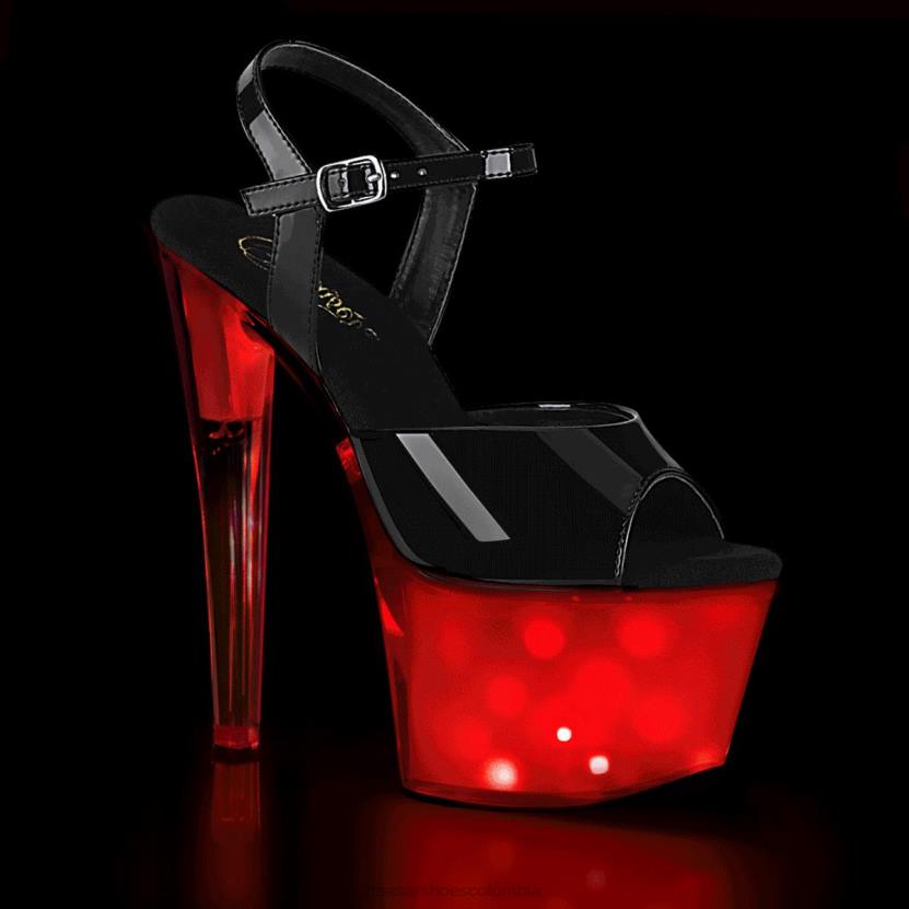 blanco negro 840P195 discolita-709 Pleaser Shoes