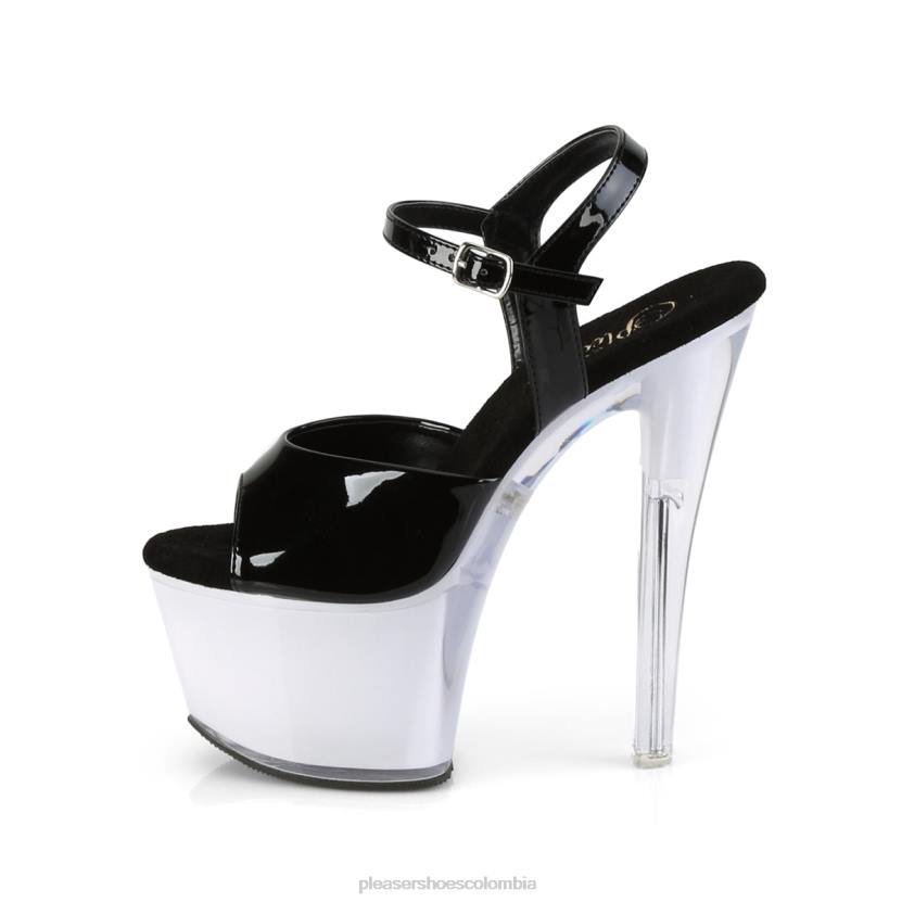 blanco negro 840P195 discolita-709 Pleaser Shoes