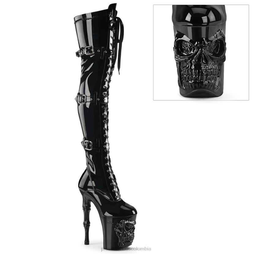 negro 840P190 rapto-3028 Pleaser Shoes