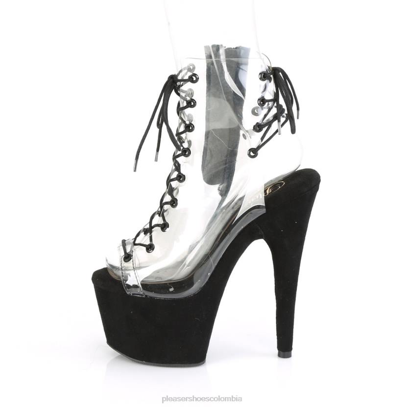 negro claro 840P376 adoro-700-30fs Pleaser Shoes