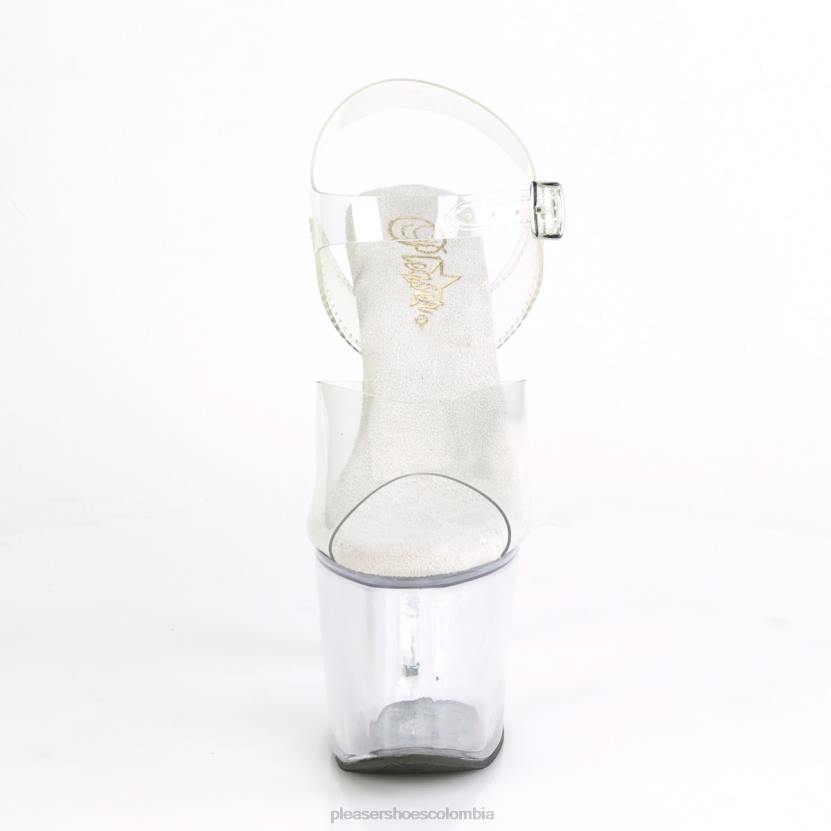 claro 840P168 agarre de hierro-708 Pleaser Shoes