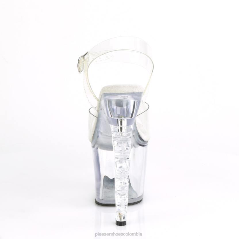 claro 840P168 agarre de hierro-708 Pleaser Shoes