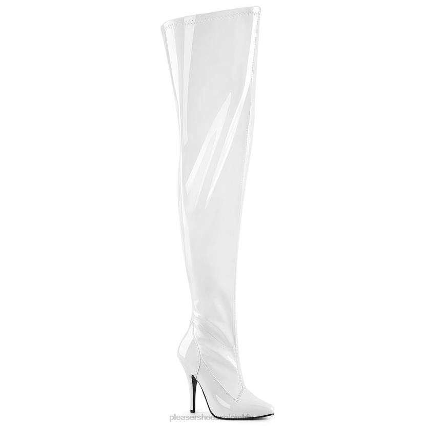 blanco 840P443 seducir-3000wc Pleaser Shoes