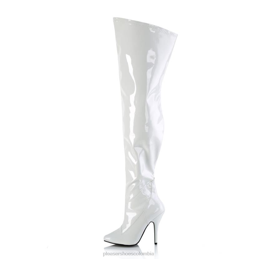 blanco 840P443 seducir-3000wc Pleaser Shoes