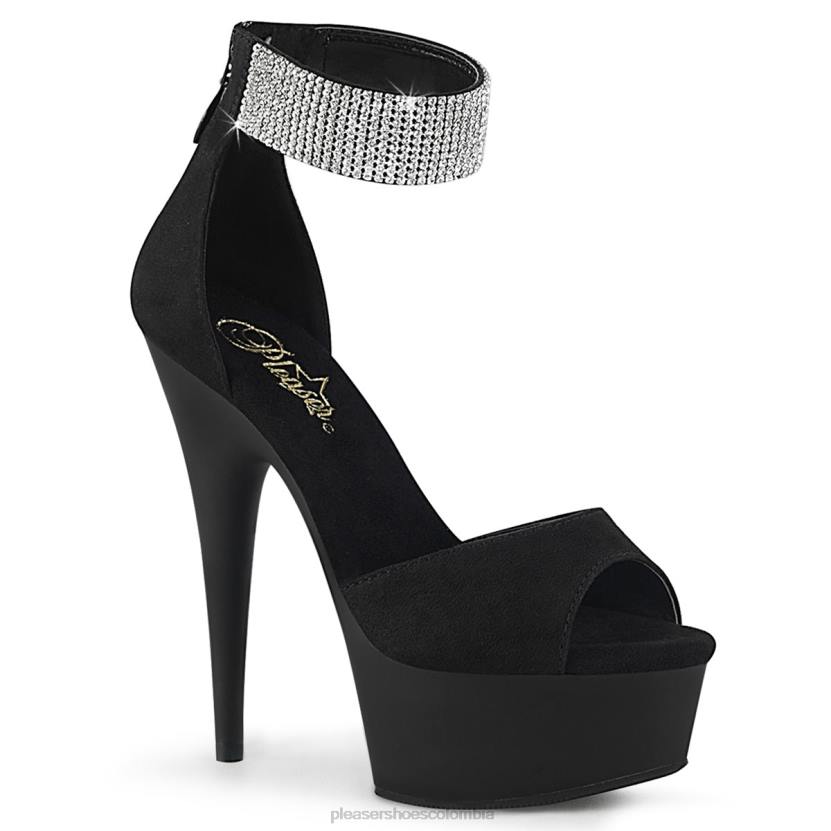 ante negro/negro 840P305 delicia-625 Pleaser Shoes