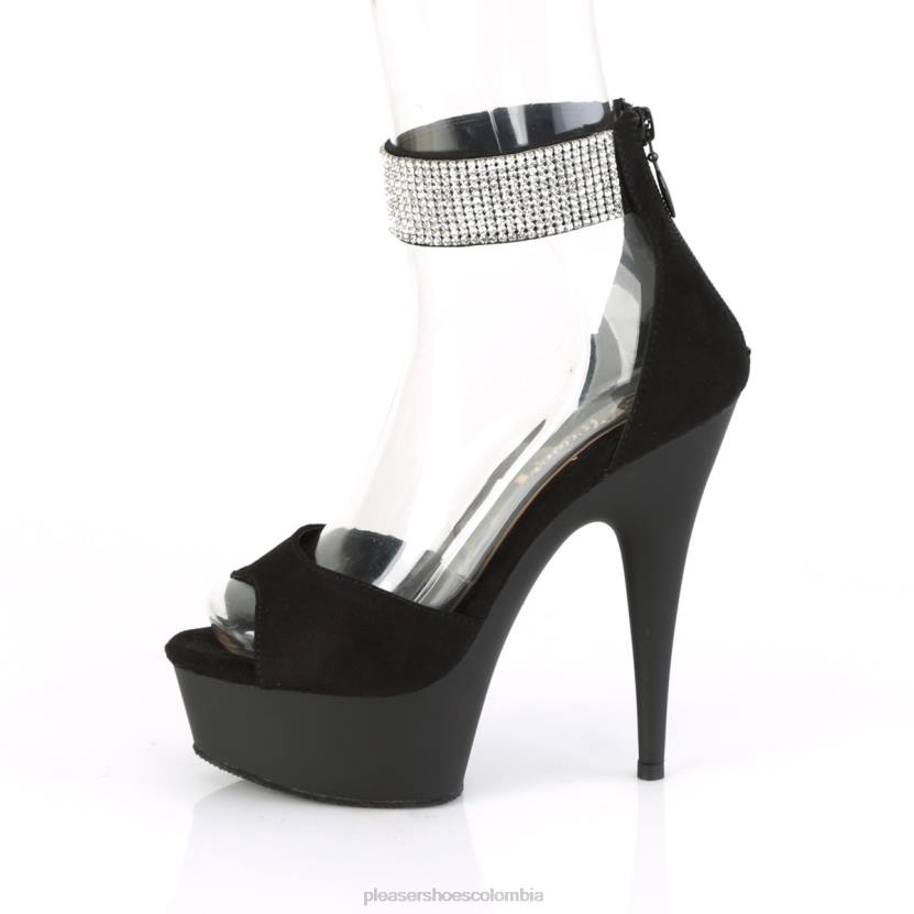 ante negro/negro 840P305 delicia-625 Pleaser Shoes