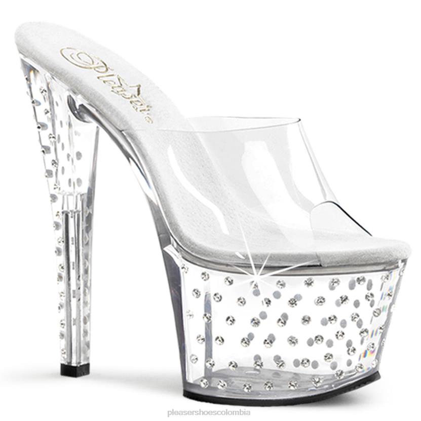 claro 840P328 polvo de estrellas-701 Pleaser Shoes