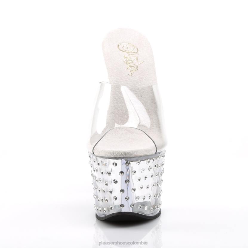 claro 840P328 polvo de estrellas-701 Pleaser Shoes