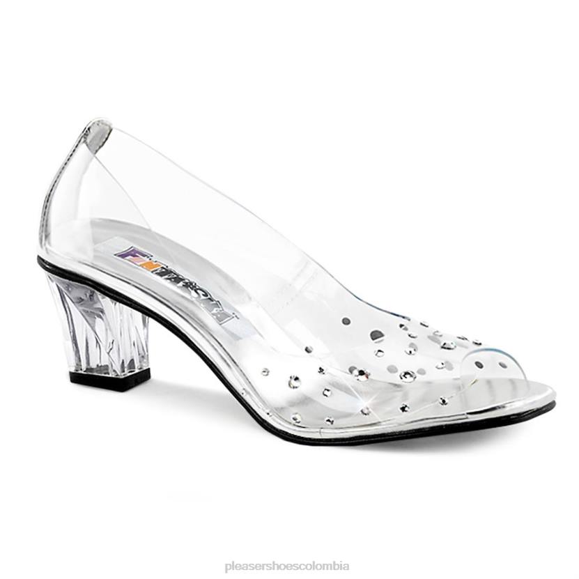 claro 840P542 cristal-100 Pleaser Shoes
