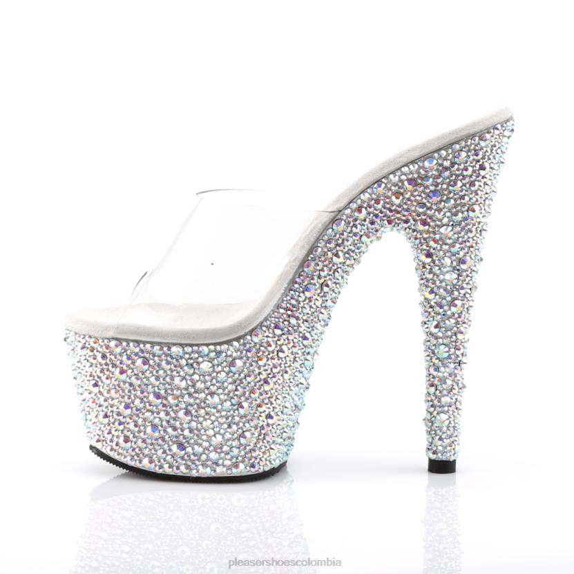 claro/plata 840P326 enjoyado-701ms Pleaser Shoes