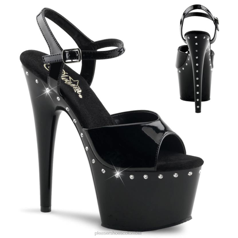 negro 840P322 adoro-709ls Pleaser Shoes