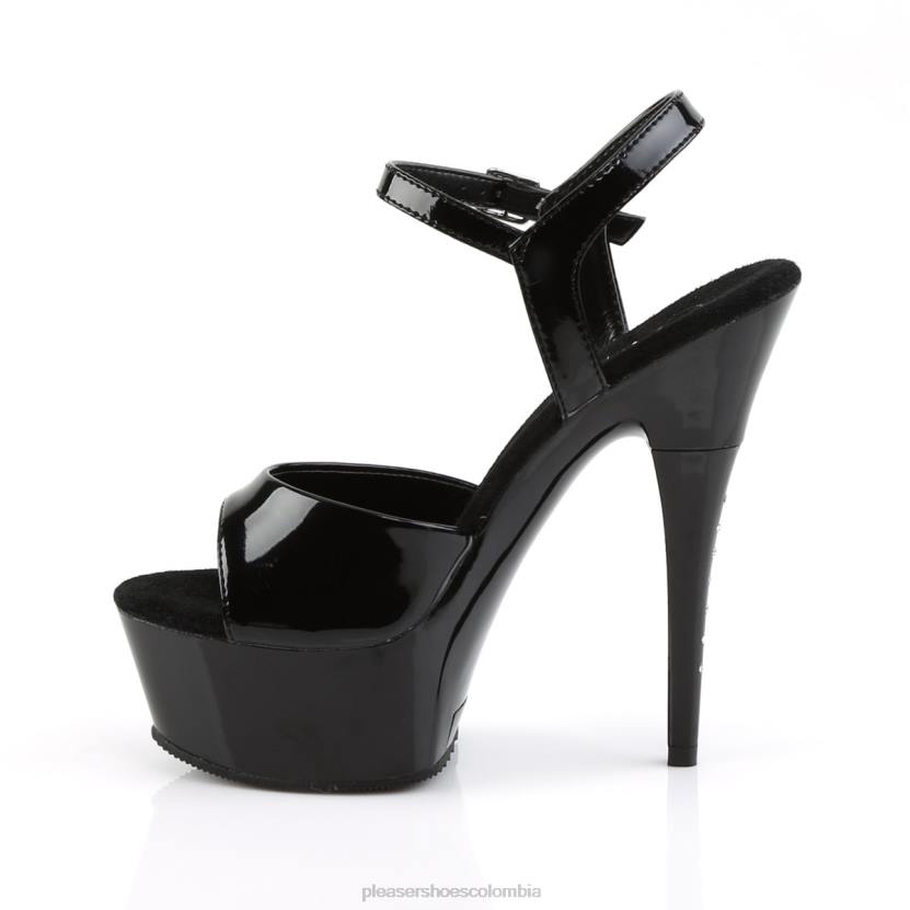 negro 840P460 cautiva-609 Pleaser Shoes