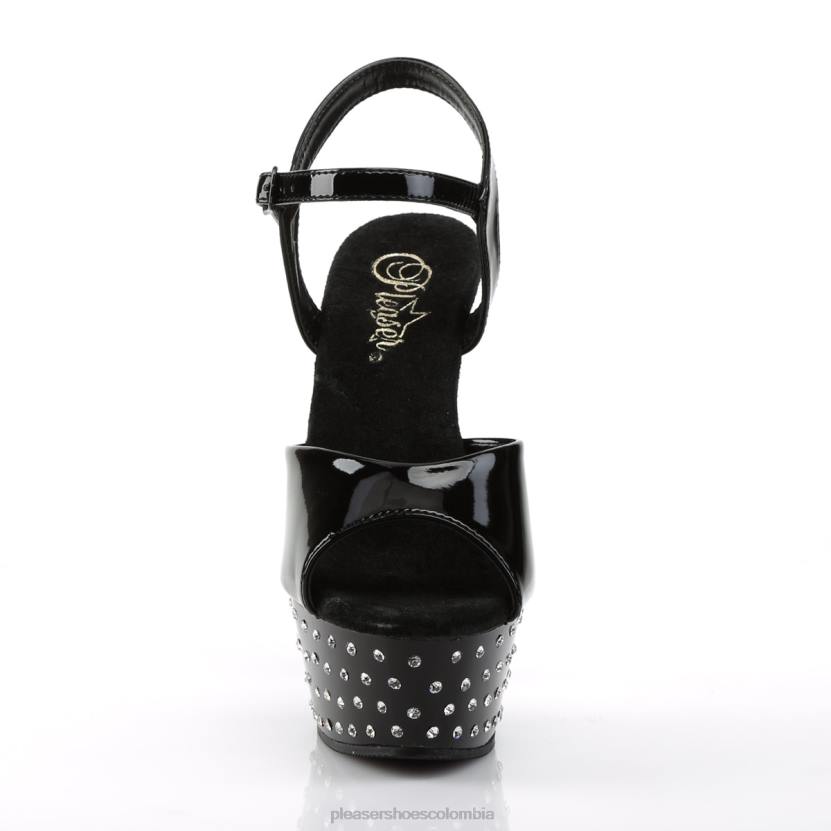 negro 840P519 polvo de estrellas-609 Pleaser Shoes