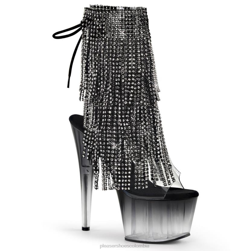 negro claro 840P243 adoro-1017rsft Pleaser Shoes