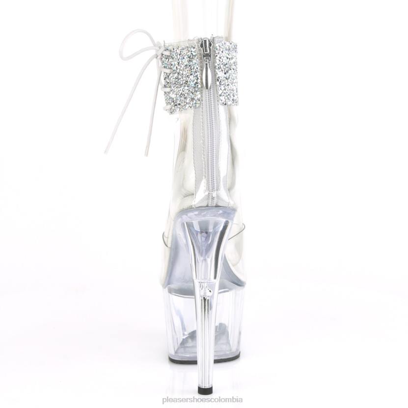 negro claro 840P259 adorar-724rs-02 Pleaser Shoes