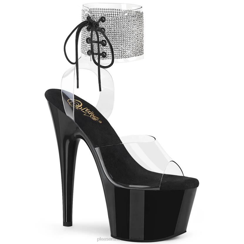 negro claro 840P283 adoro-791-2rs Pleaser Shoes