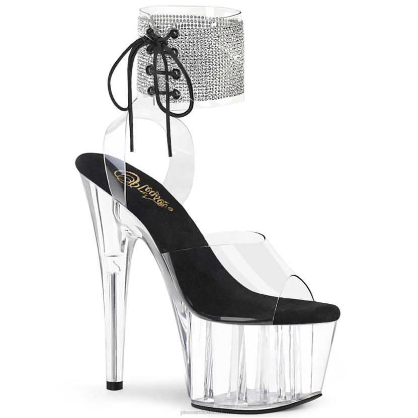 negro/claro 840P286 adoro-791-2rs Pleaser Shoes