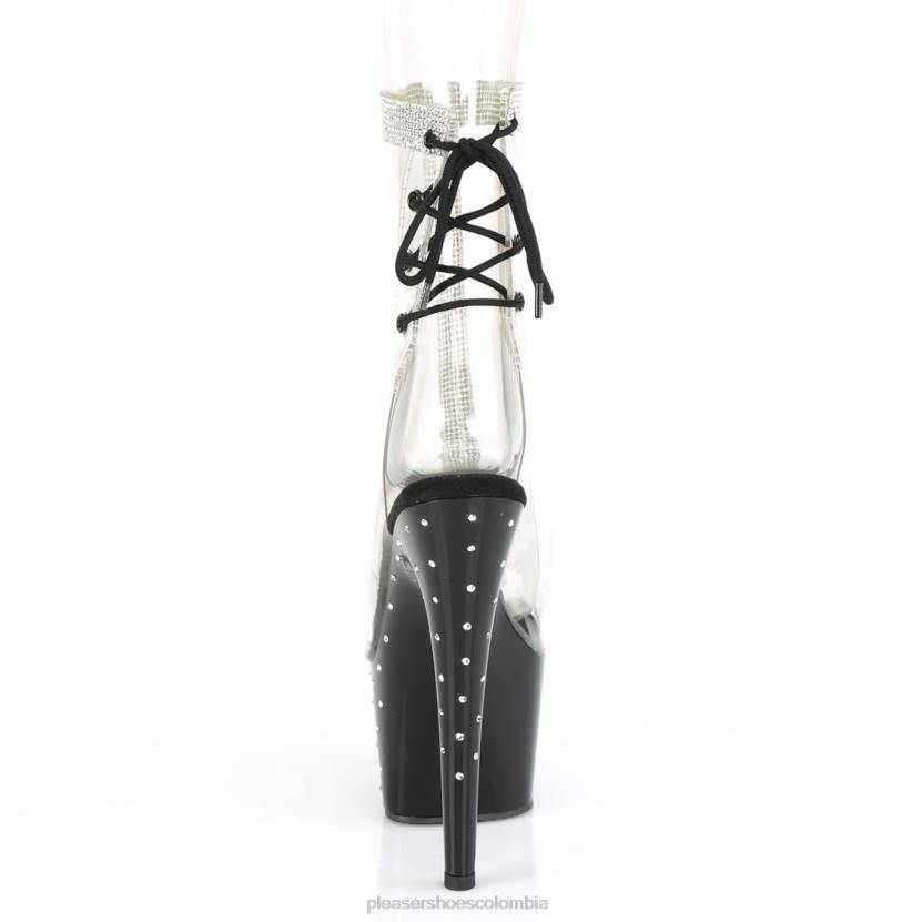 negro claro 840P309 polvo de estrellas-1018c-2rs Pleaser Shoes