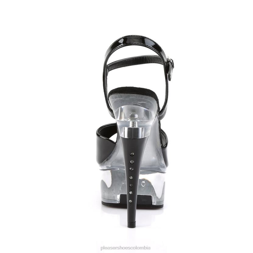 negro/claro 840P461 cautiva-609 Pleaser Shoes