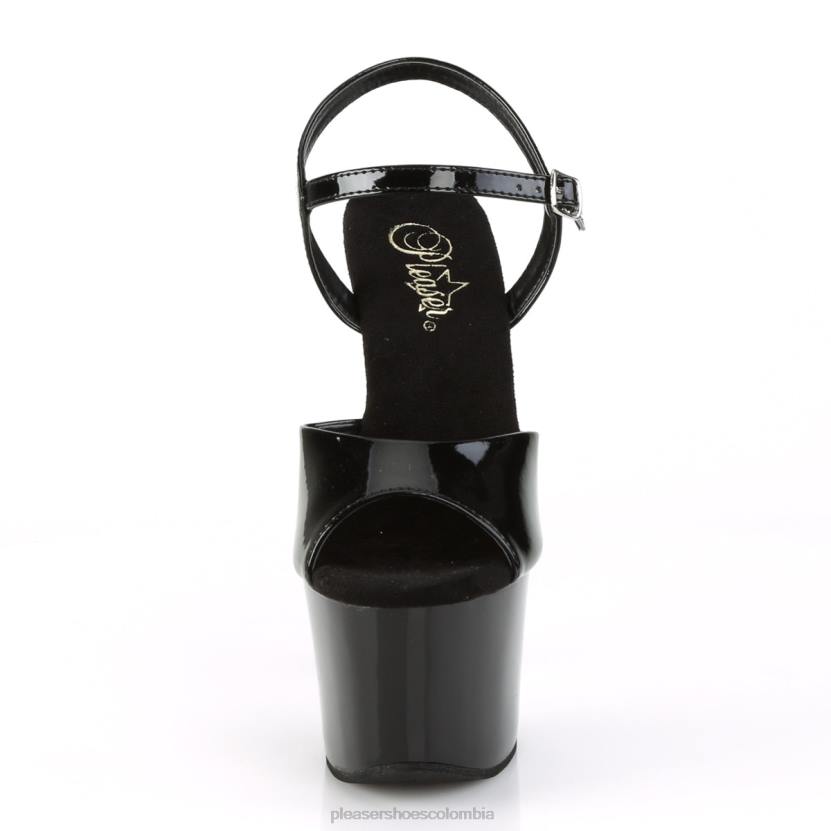 negro/plata 840P469 cielo-309crs Pleaser Shoes