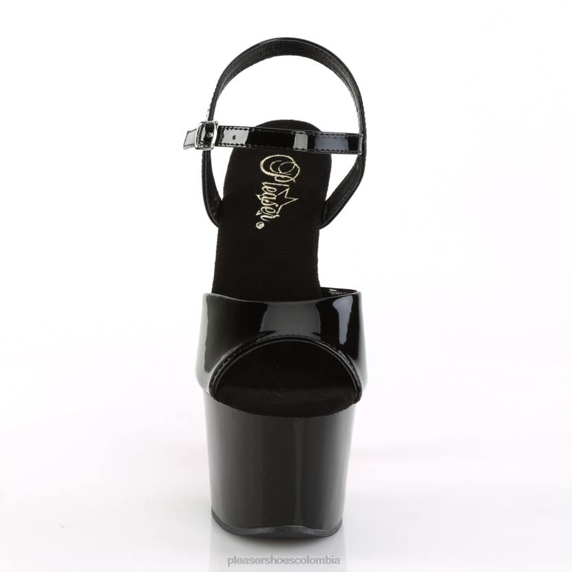 negro/rojo 840P485 cielo-309chrs Pleaser Shoes