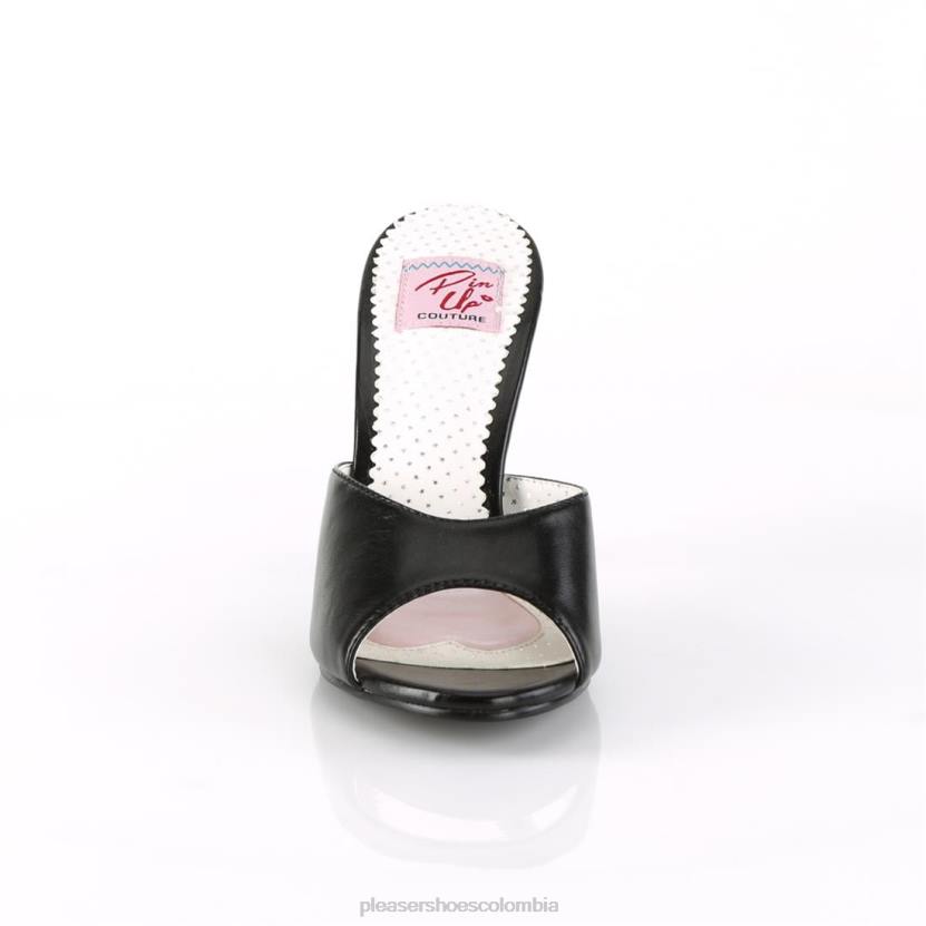 piel sintética negra 840P520 monroe-05 Pleaser Shoes