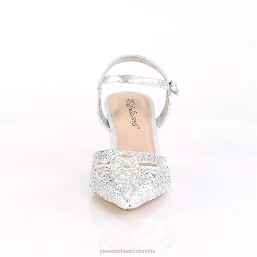 plata 840P541 faye-06 Pleaser Shoes