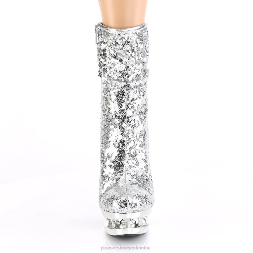 plata/cromo plateado 840P297 rubia-r-1009 Pleaser Shoes