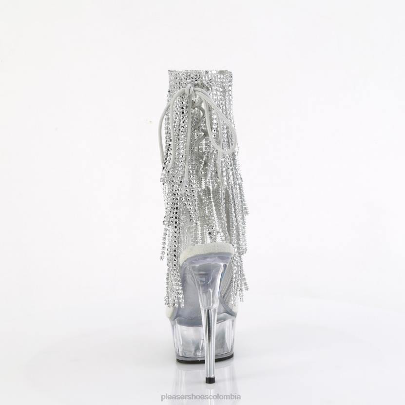 plata/transparente 840P300 delicia-1017rsf Pleaser Shoes