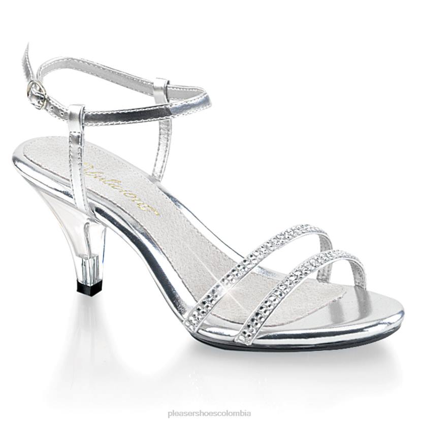 plata/transparente 840P480 bella-316 Pleaser Shoes