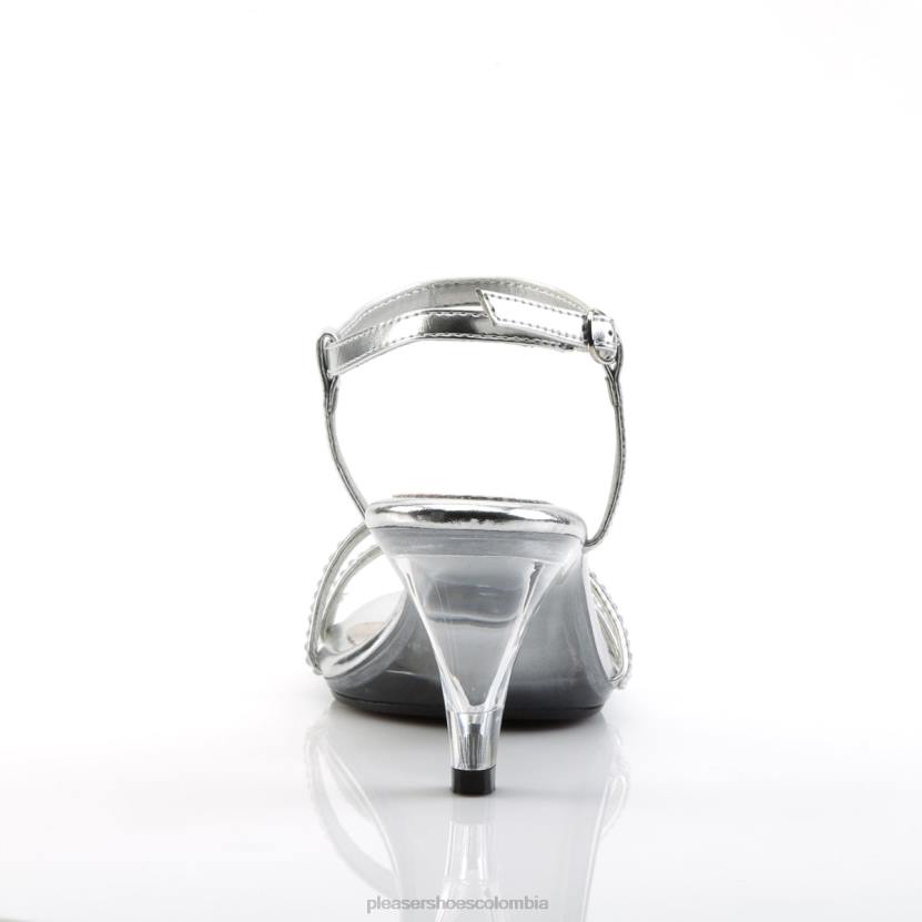 plata/transparente 840P480 bella-316 Pleaser Shoes