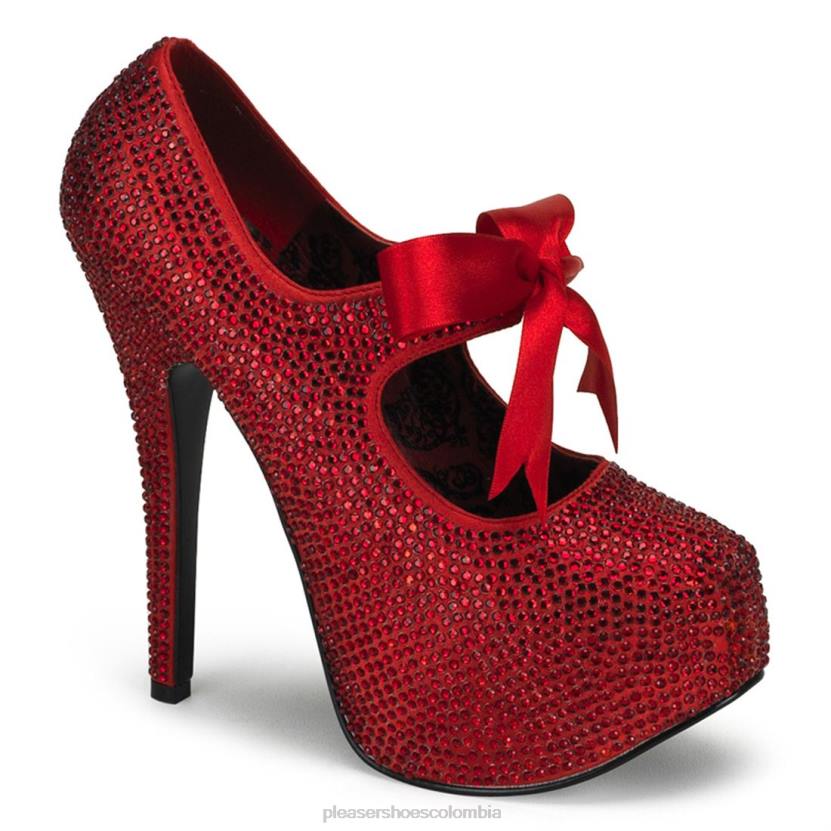 rojo 840P496 teeze-04r Pleaser Shoes