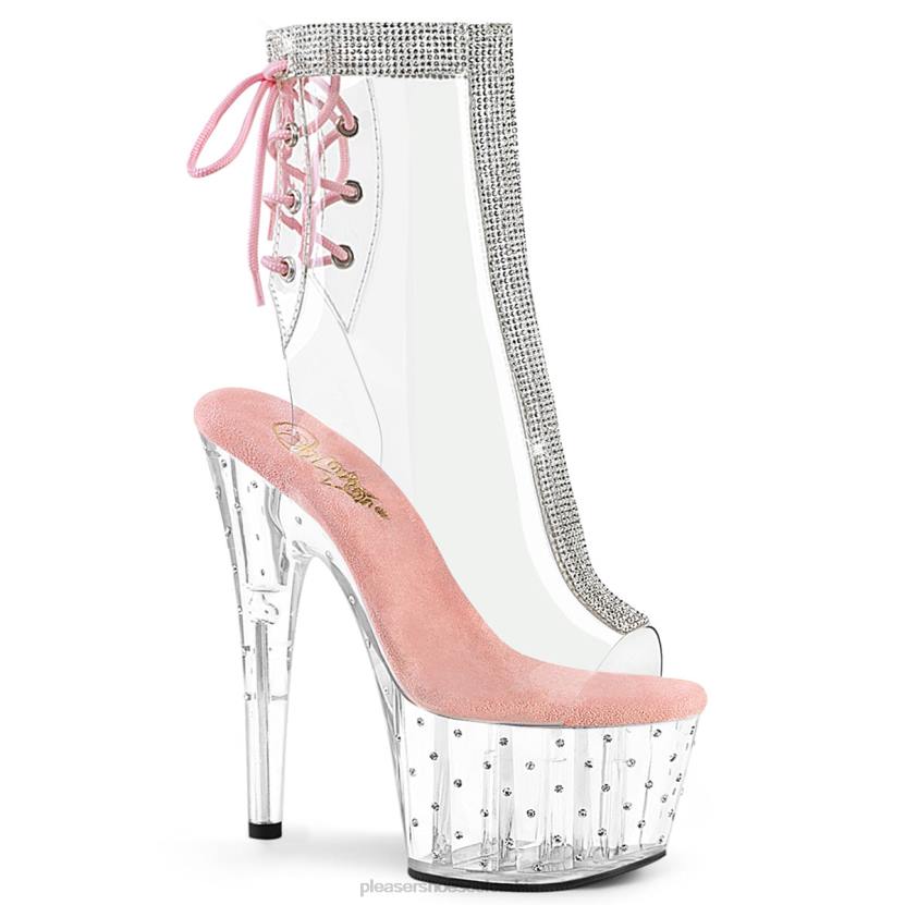 rosa bebé/claro 840P311 polvo de estrellas-1018c-2rs Pleaser Shoes