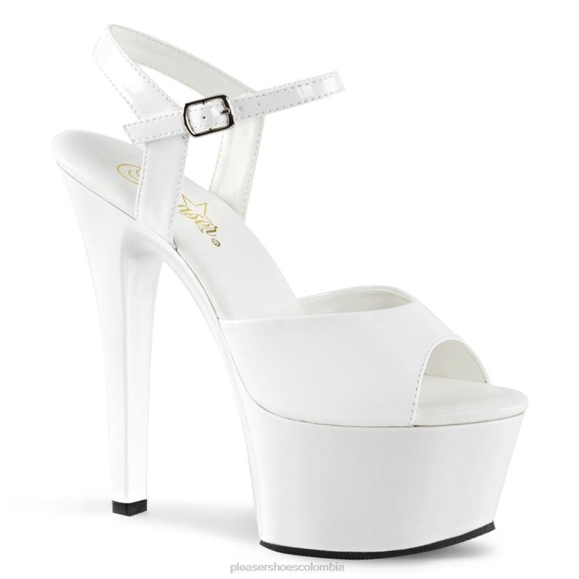 blanco 840P74 aspirar-609 Pleaser Shoes
