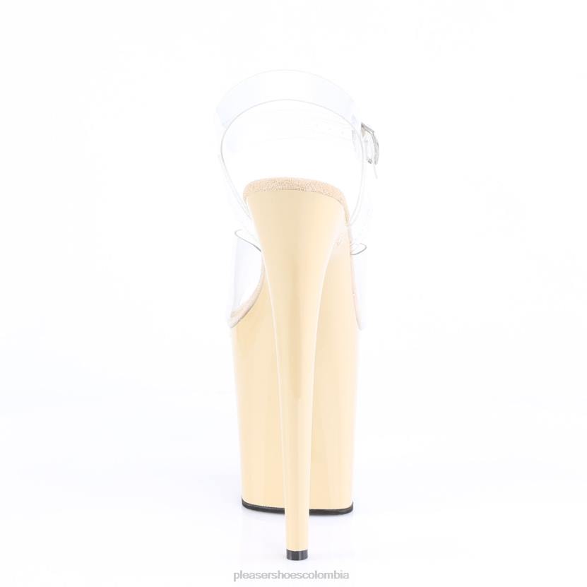 claro/beige 840P31 flamenco-808 Pleaser Shoes