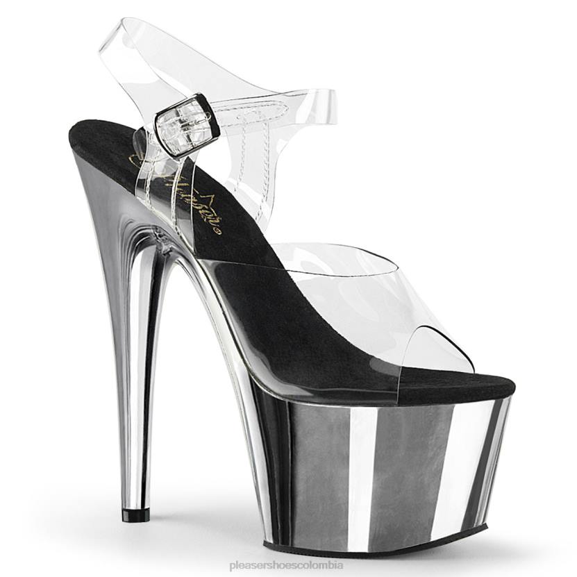 claro/plata 840P122 adorar-708 Pleaser Shoes
