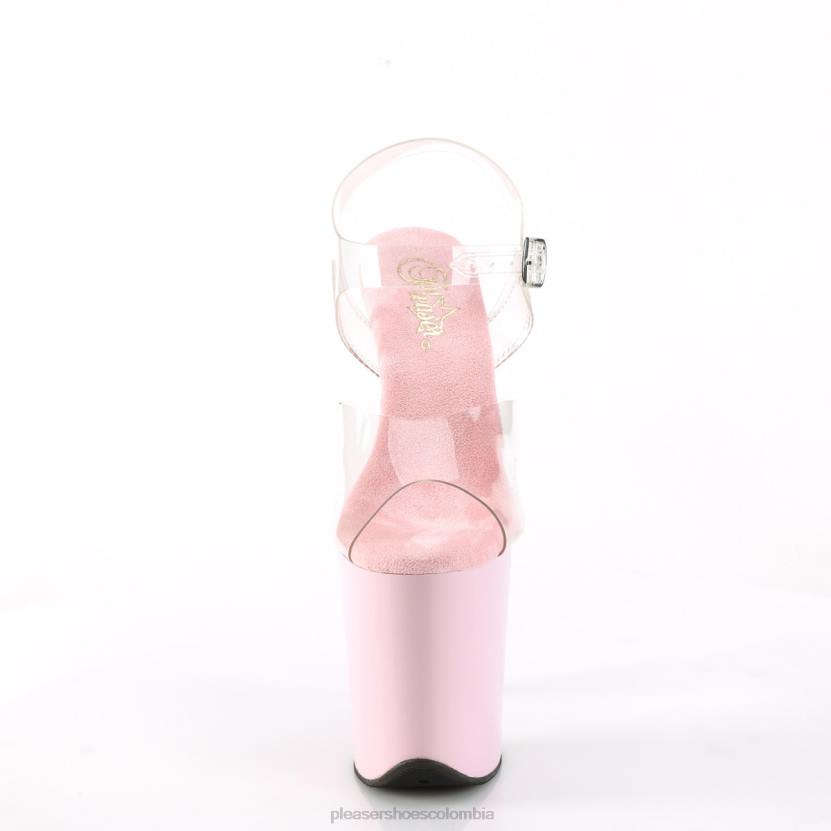 claro/rosa bebé 840P28 flamenco-808 Pleaser Shoes