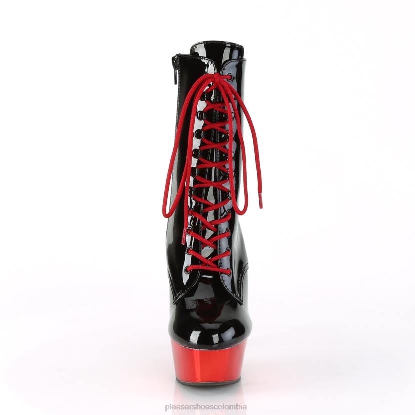 cromo negro/rojo 840P46 delicia-1020 Pleaser Shoes