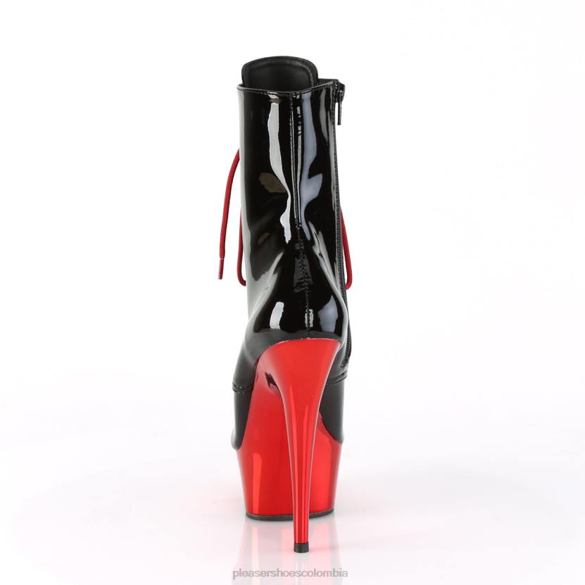 cromo negro/rojo 840P46 delicia-1020 Pleaser Shoes