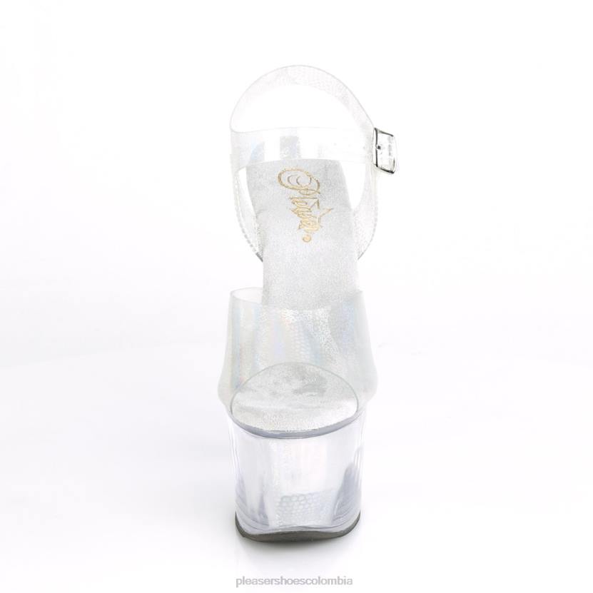 holograma de plata 840P153 cielo-308n Pleaser Shoes