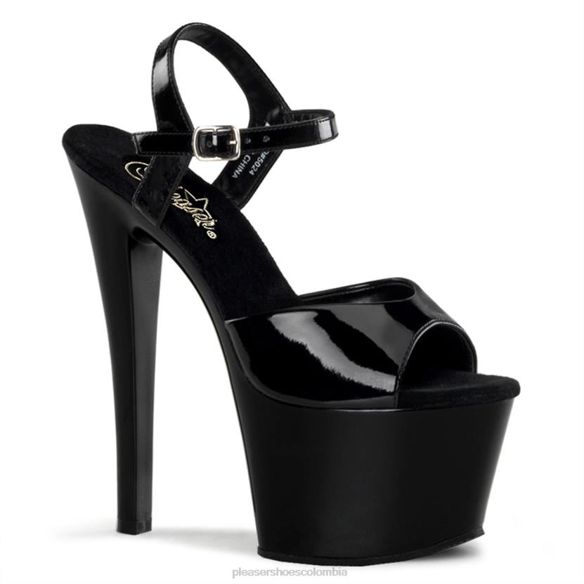 negro 840P138 cielo-309 Pleaser Shoes