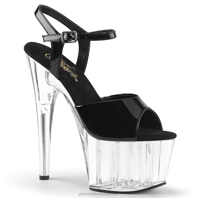 negro/claro 840P63 adorar-709 Pleaser Shoes